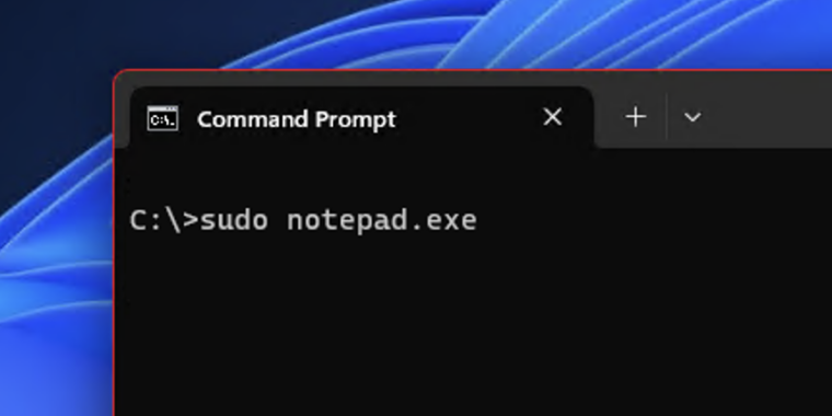Windows version of the venerable Linux “sudo” command shows up in preview build